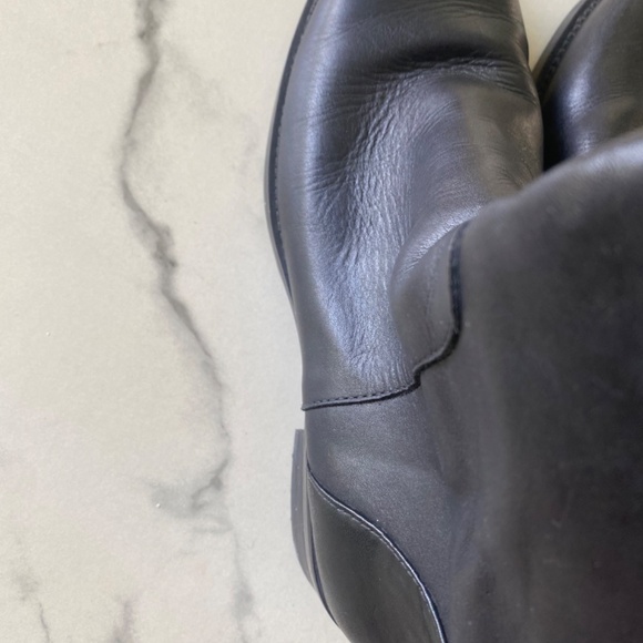 Ellen Tracy leather over the knee boot with bows size 6 - Picture 3 of 6